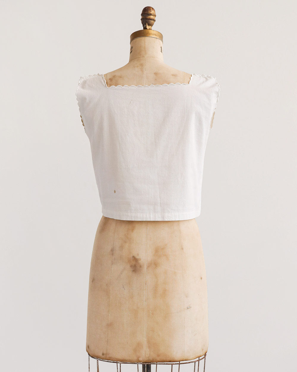 Edwardian Broderie Anglaise Cotton Top