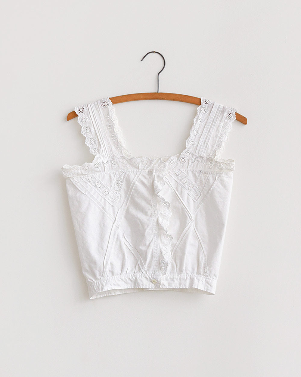 Edwardian Eyelet Lace Cotton Camisole
