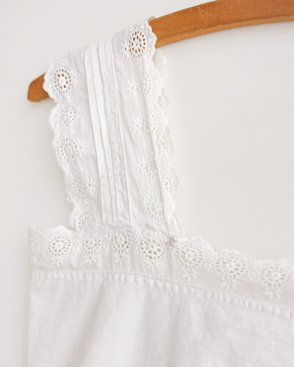 Edwardian Eyelet Lace Cotton Camisole