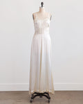 1930s Ivory Silk Bias-Cut Slip Dress