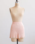 1930s Blush Pink Silk Tap Shorts