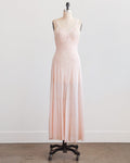 1930s Blush Pink Silk Slip Dress
