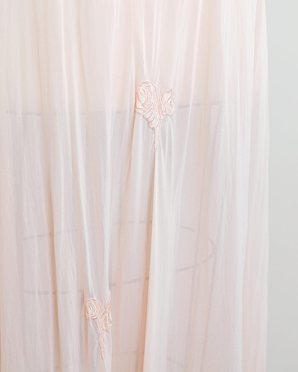 1930s Blush Pink Silk Slip Dress