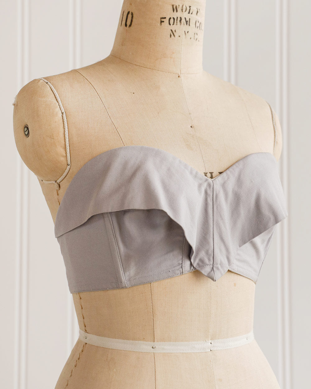 1950s Cotton Bustier