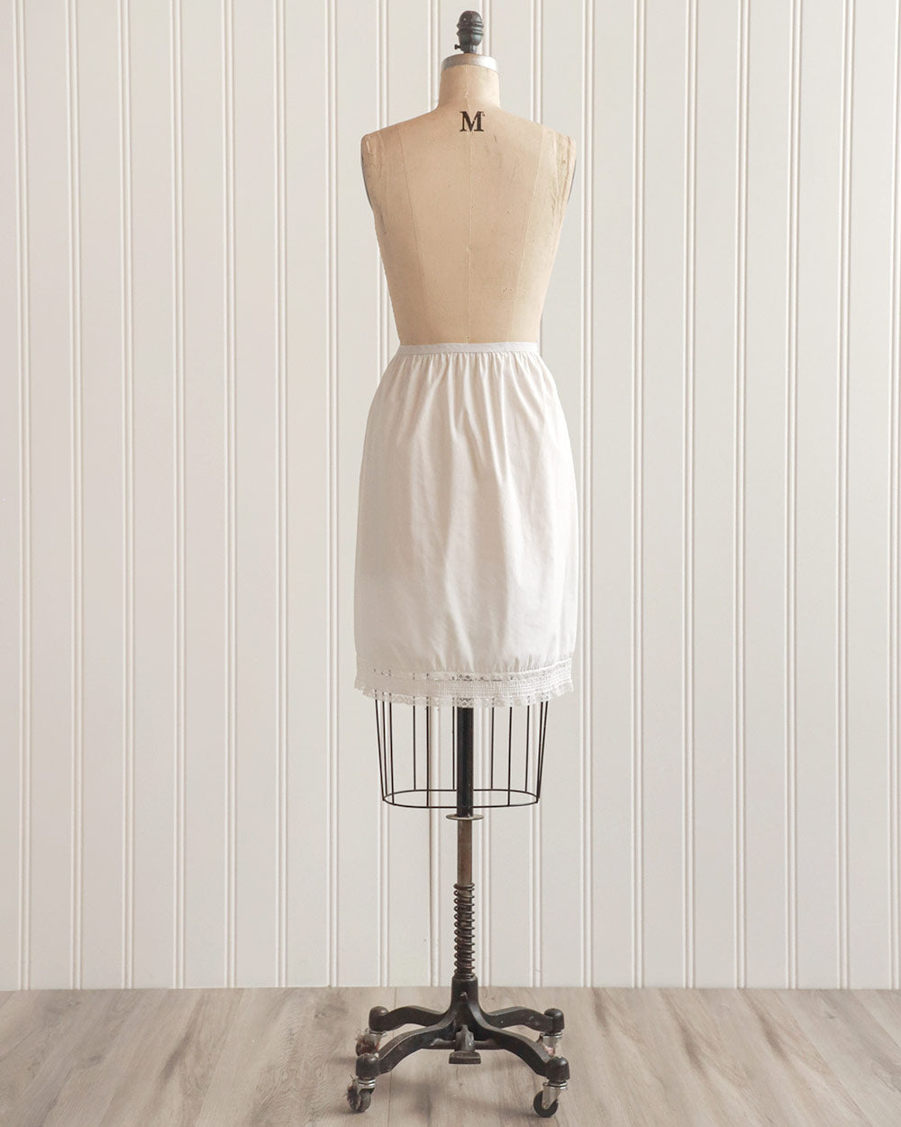1960s White Nylon Half Slip