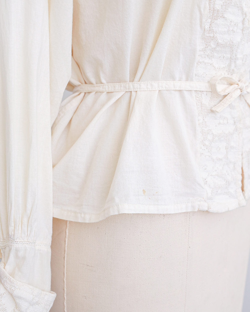 Edwardian Cotton Pintuck Blouse