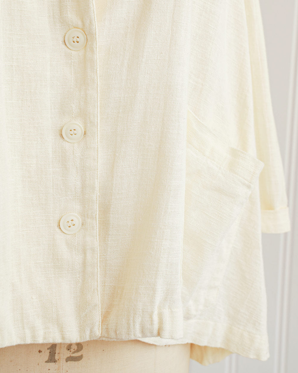 1990s Cream Cotton Swing Jacket