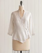 Geborduurde blouse Elowen